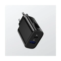XMART TYPE-C CHARGER+1XUSB BL 12V 20W
