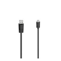 HAMA 200631 USB/TYPE C CABLE 0.75M BK