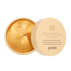 Хидрогел пачове за очи със злато и екстракт от охлюв Petitfee & Koelf Gold & Snail Hydrogel Eye Patch, 60 бр