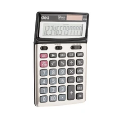 Калкулатор Deli Smart E1239 настолен, метален панел, 12 dgt, 172 x 107 x 26 мм