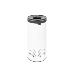 Кош за пране Brabantia 35L, White, пластмасов капак, Бял