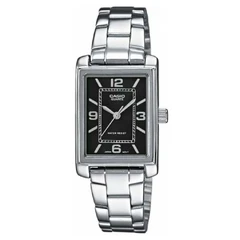 Дамски часовник Casio LTP-1234DD-1A, стоманена верижка