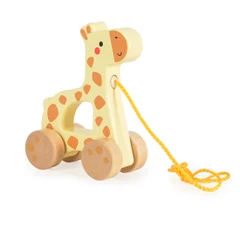 Дървена играчка за дърпане Жирафче TJ009 Tooky Toy