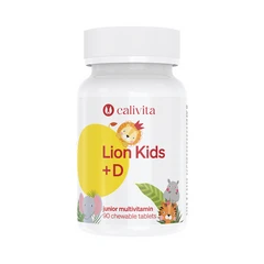 Детски мултивитамини Calivita - LION KIDS PUNCH + D - мултивитамини за деца с витамин D