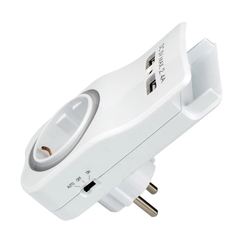 XMART ADAPTOR1+2USB (2.4A)