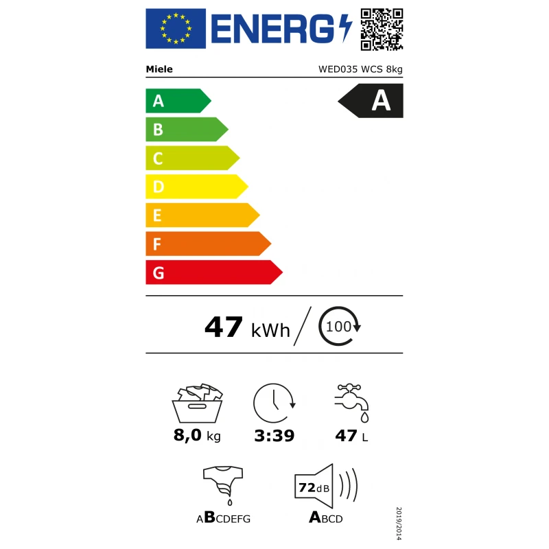 MIELE WED035  8 kg