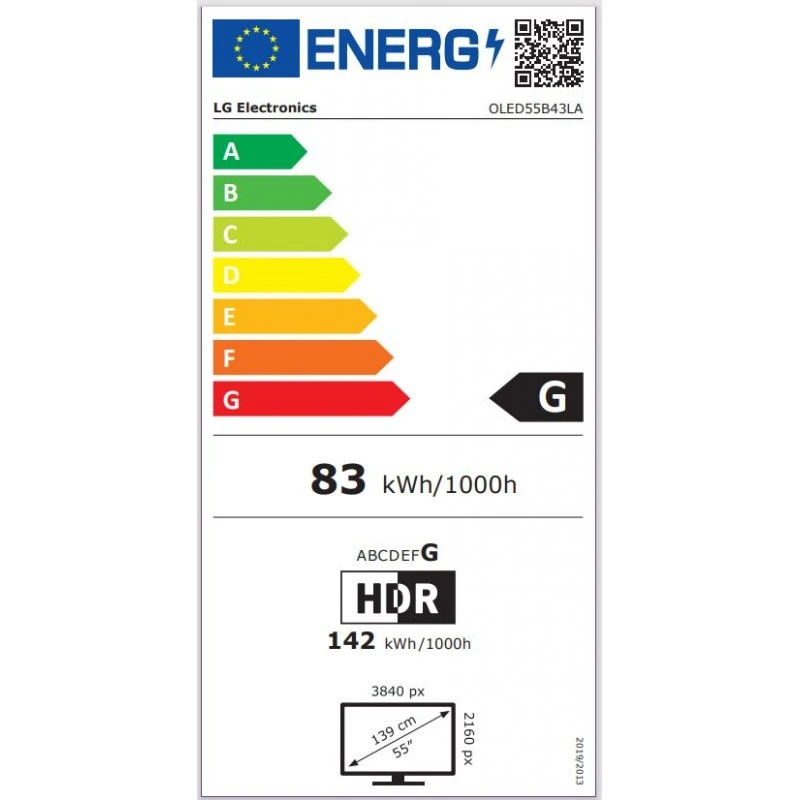 LG OLED55B43LA OLED SMART TV
