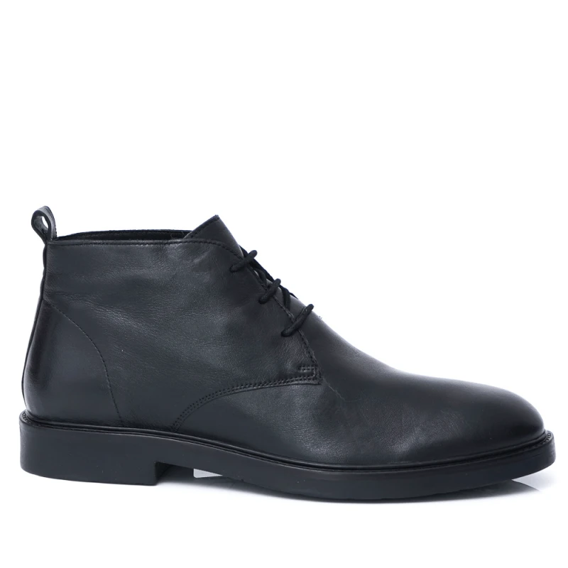 МЪЖКИ БОТИ ОТ ЕСТЕСТВЕНА КОЖА МОДЕЛ 22659 BLACK, Черен, Размер 40