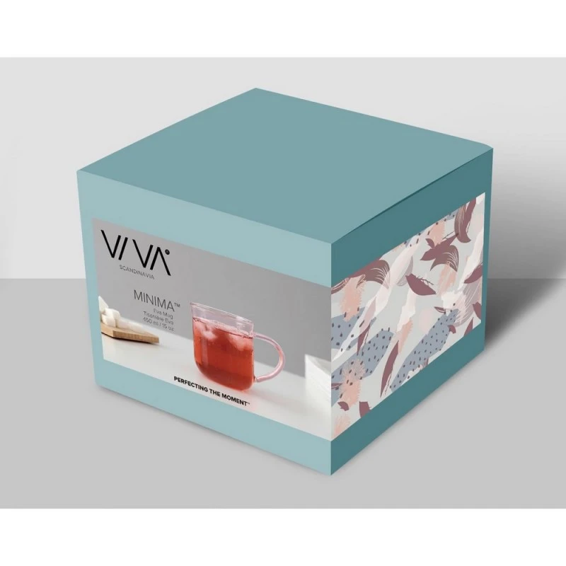 Чаша за чай VIVA Minima Amber, 400ml, Оранжев