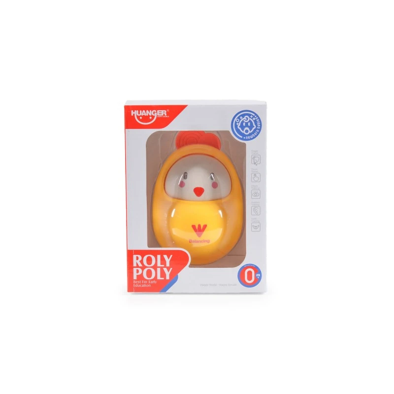 Играчка невеляшка Roly Poly пиле HE0297